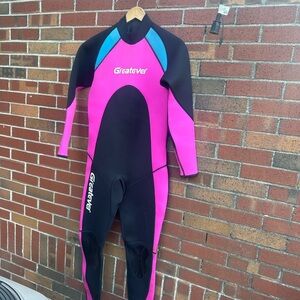 Gicatever Pink and Black Wetsuit